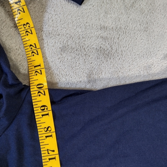 Lilly Pulitzer women navy Blue Sophie boat neck dress gold buttons Stretch L - Picture 6 of 7